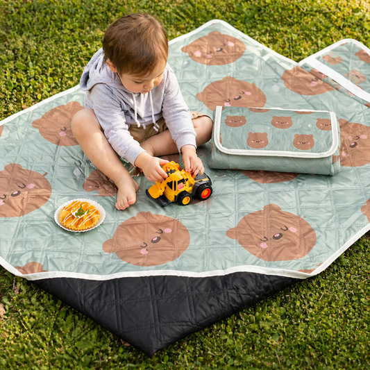 Kinder Strandmat – Zandvrij, Waterafstotend & Binnen 5 Seconden Opgevouwen